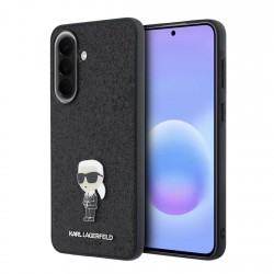 Karl Lagerfeld Samsung A57 Hülle Case Fixed Glitter Metal Ikonik Schwarz