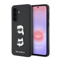 Karl Lagerfeld Samsung A37 Hülle Case Saffiano Karl Choupette Metal Schwarz