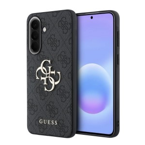 Guess Samsung A57 Hülle Case 4G Big Metal Logo Schwarz