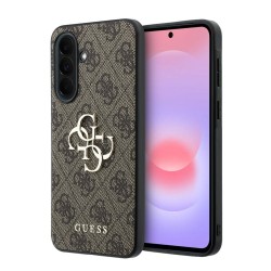 Guess Samsung A37 Hülle Case 4G Big Metal Logo Braun