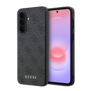 Guess Samsung A37 Hülle Case 4G Metal Classic Logo Schwarz
