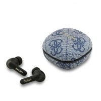 Guess Kopfhörer Bluetooth 5.4 ENC TWS 4G Script Blau