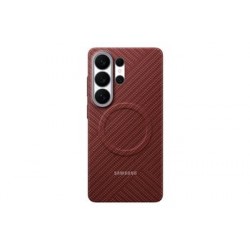 Original Samsung S26 Ultra Hülle Case Carbon Aramid Magnet Coral Rot