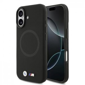 BMW iPhone 17 Hülle Case M FW Metal Logo MagSafe Schwarz