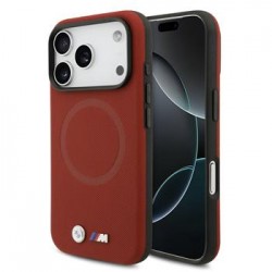 BMW iPhone 17 Pro Hülle Case M FW Metal Logo MagSafe Rot