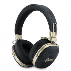 Guess Bluetooth 5.4 Kopfhörer ENC 4G Metal Script Logo Schwarz