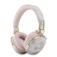 Guess Bluetooth 5.4 Kopfhörer ENC 4G Metal Script Logo Rosa