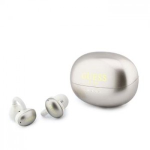 Guess OWS Wireless Headphones Metallic Finish Classic Logo Gold
