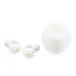 Guess OWS Wireless Headphones Mini Classic Logo White