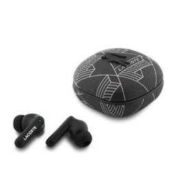 Lacoste Bluetooth Kopfhörer Monogram Blend ANC / ENC TWS Schwarz