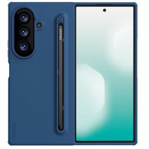 Nillkin Samsung Z Fold 8 Ultra Pen Book Case Cover Hülle Silicone Flex Blau