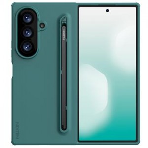 Nillkin Samsung Z Fold 8 Ultra Pen Book Case Cover Hülle Silicone Flex Grün