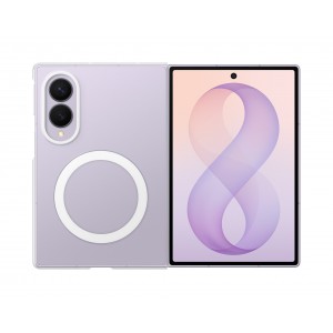 Original Samsung Z Fold 8 Clear Hülle Magnet Transparent + 2x Folien Antireflex