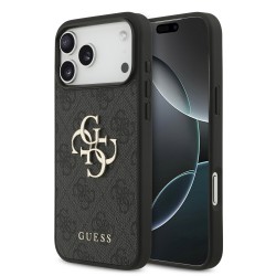 Guess iPhone 18 Pro Max Case 4G Metal Logo Black