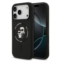 Karl Lagerfeld iPhone 18 Pro Max / 17 Pro Max Hülle Case Silicone MagSafe Schwarz