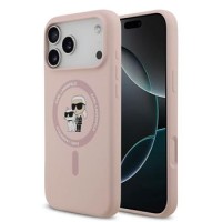 Karl Lagerfeld iPhone 18 Pro Max / 17 Pro Max Hülle Case Silicone MagSafe Rosa