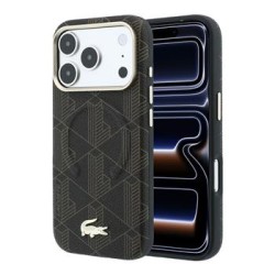 Lacoste iPhone 18 Pro / 17 Pro Hülle Case Blend MagSafe Braun