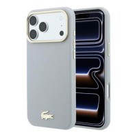 Lacoste iPhone 18 Pro Max / 17 Pro Max Hülle Case Champs Elysees MagSafe Grau