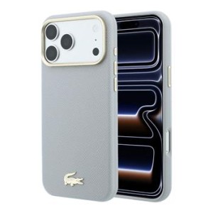 Lacoste iPhone 18 Pro Max / 17 Pro Max Case Champs Elysees MagSafe Gray