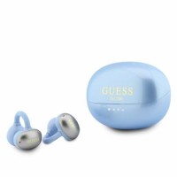 Guess Bluetooth OWS Kopfhörer Metallic Finish Classic Logo Blau