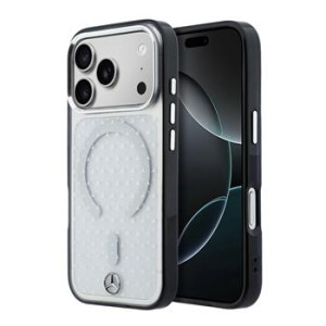 Mercedes iPhone 18 Pro / 17 Pro Hülle Case Star Pattern MagSafe Transparent