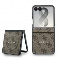 Guess Samsung Z Flip 8 Tasche Book Case Magnetic 4G Braun