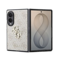 Guess Samsung Z Fold 8 Tasche Book Case 4G Metal Logo Rosa