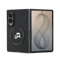 Karl Lagerfeld Samsung Z Fold 8 Tasche Book Case Magnetic Karl Choupette Schwarz