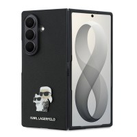 Karl Lagerfeld Samsung Z Fold 8 Ultra Tasche Book Case Saffiano Karl Choupette Schwarz
