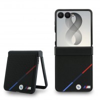 BMW Samsung Z Flip 8 Tasche Book Case Magnetic M Perforated Schwarz