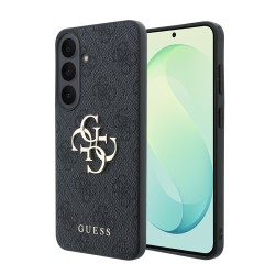 Guess Samsung S26 FE Hülle Case 4G Metal Logo Schwarz