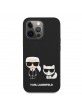 Karl Lagerfeld iPhone 13 Pro Max Case Cover Silicone K & C Black