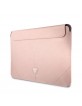 Guess notebook / tablet sleeve 14 Saffiano Triangle Logo Rose Gold
