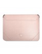 Guess Notebook / Tablet Hülle 14 Saffiano Triangle Logo Rose Gold