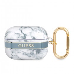 Guess AirPods Pro Case Cover Case Collection Marble Blue