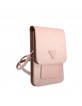 Guess Smartphone Bag 7" Wallet bag Saffiano Triangle Universelle Pink