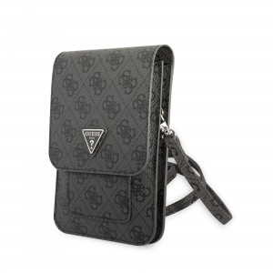 Guess Smartphone Bag 7" Wallet bag 4G Triangle Universelle Black