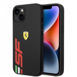 Ferrari iPhone 14 Case Cover Big SF Logo Black