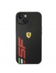 Ferrari iPhone 14 Hülle Case Cover Big SF Logo Schwarz