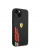 Ferrari iPhone 14 Plus Hülle Case Cover Big SF Logo Schwarz