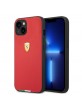 Ferrari iPhone 14 Case Cover Italian Flag Line Red