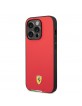 Ferrari iPhone 14 Pro Hülle Case Cover Italian Flag Line Rot