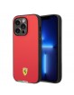 Ferrari iPhone 14 Pro Max Case Cover Italian Flag Line Red