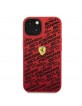 Ferrari iPhone 14 Hülle Case Cover Silikon All Over Scuderia Rot