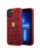 Ferrari iPhone 14 Pro Hülle Case Cover Silikon All Over Scuderia Rot
