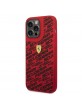Ferrari iPhone 14 Pro Max Case Cover Silicone All Over Scuderia Red