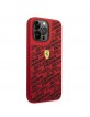 Ferrari iPhone 14 Pro Max Hülle Case Cover Silikon All Over Scuderia Rot