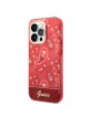 Guess iPhone 14 Pro Max Hülle Case Cover Bandana Paisley Rot