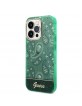Guess iPhone 14 Pro Case Cover Bandana Paisley Green