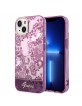 Guess iPhone 14 Plus Case Cover Porcelain Collection Fuchsia